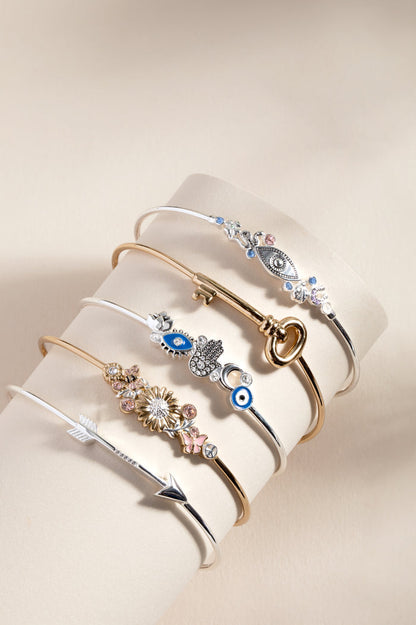 Floral Inline Bangle
