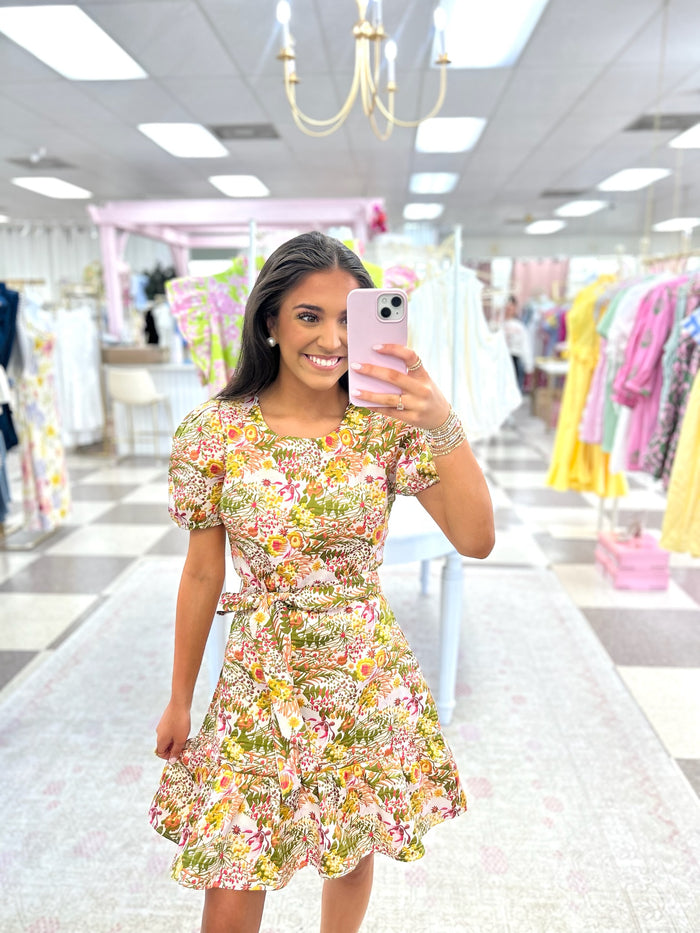 Floral Meadow Mini Dress