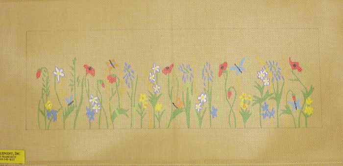 Needlepoint Floral Canvas
