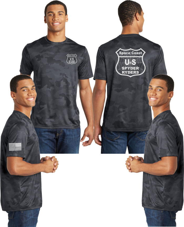 Florida West Coast - US Spyder Ryder Reflective Tee - Camo Poly
