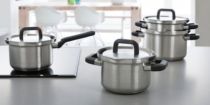 Flow Cool soeppan 24 cm 6 liter zilver in keuken