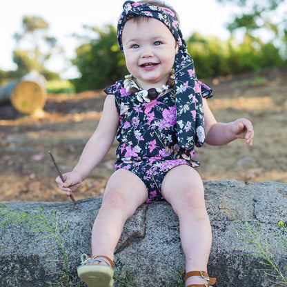 Flower Gypsy Onesie - 6/12M