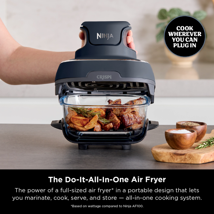 FN101 CRISPI 4-IN-1 PORTABLE GLASS AIRFRYER