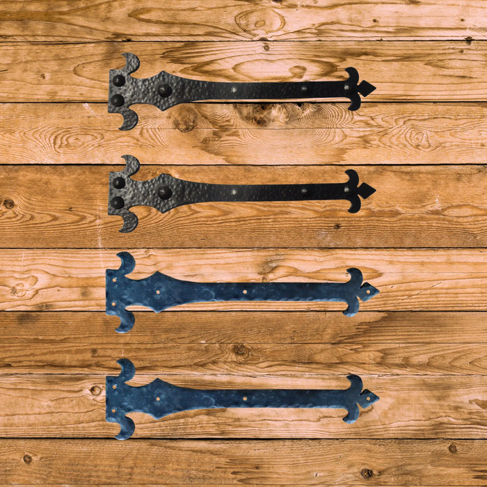 French Empire Iron Faux Hinge Strap - Old West Iron