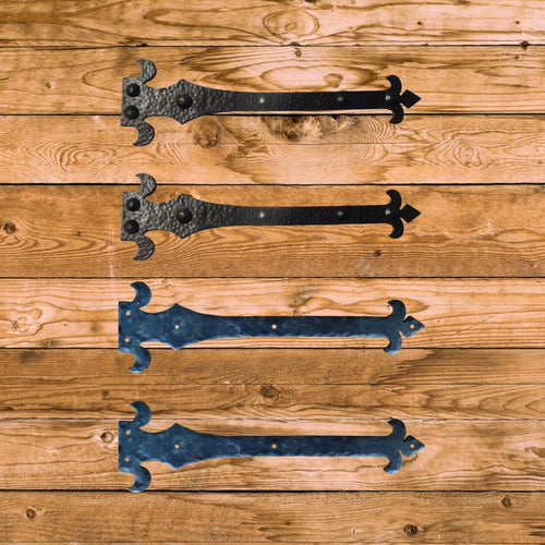 French Empire Iron Faux Hinge Strap - Old West Iron