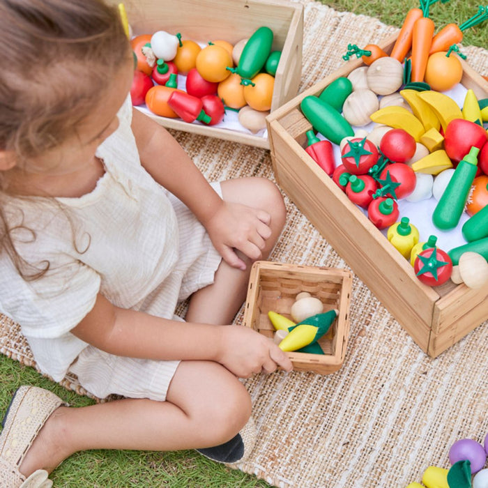 Fresh Produce Set A (Apples, Oranges & Bananas) - Babies in Bloom