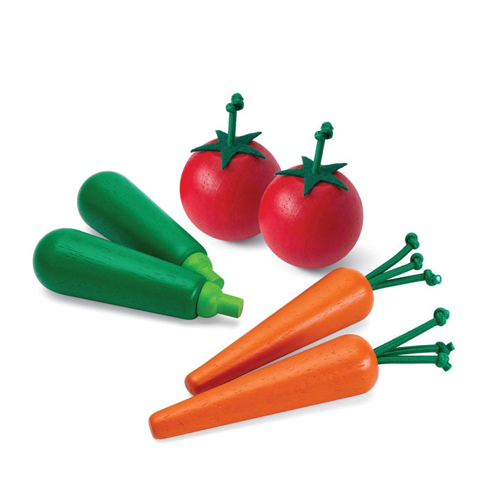 Fresh Produce Set B (Carrots, Zucchinis & Tomatoes) - Babies in Bloom