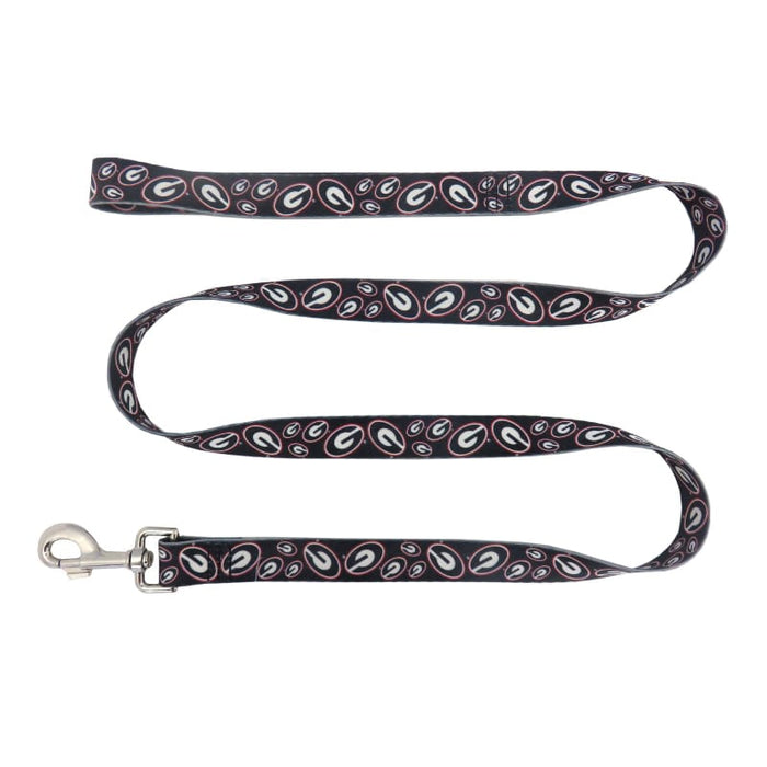 Little Earth Productions Leashes GA Bulldogs Black Pet Leash - 3/4" Width