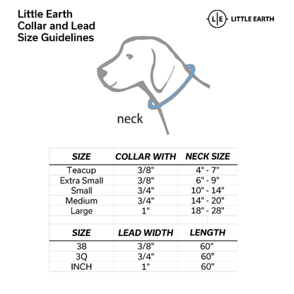 Little Earth Productions Leashes GA Bulldogs Black Pet Leash - 3/4" Width