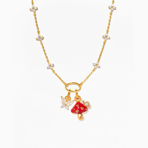 Garden Girl Charm Necklace