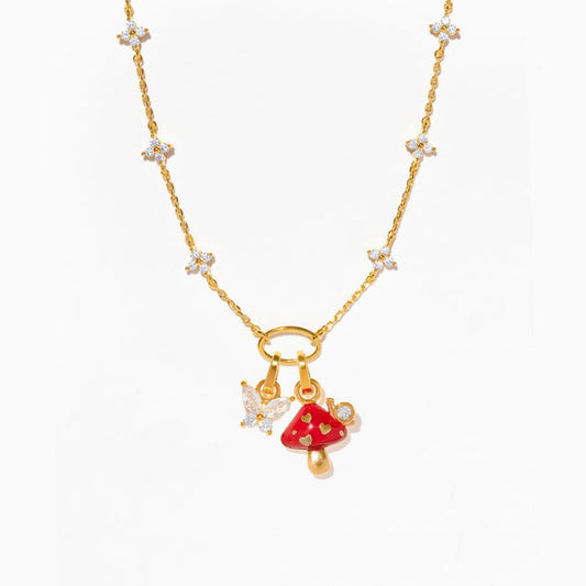 Garden Girl Charm Necklace