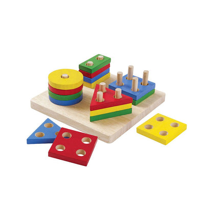 Geometric Sorting Board - Babies in Bloom