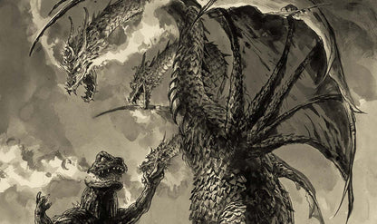 Ghidorah, the Three-Headed Monster Variant Poster