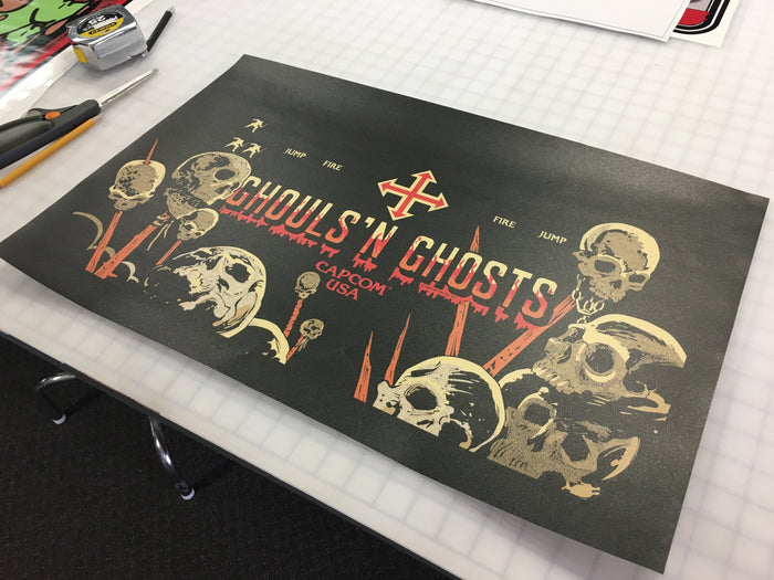 Ghouls 'n Ghosts CPO - Control Panel Overlay - Premium 3M Film - Escape Pod Online