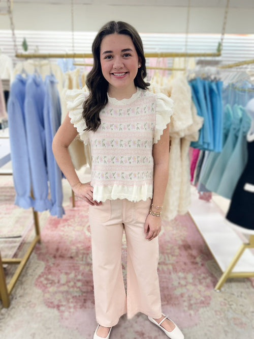 GiGi Pink Patch Pocket Pants