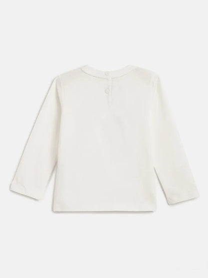 Girls Off-White Animal Printed Cotton T-shirt