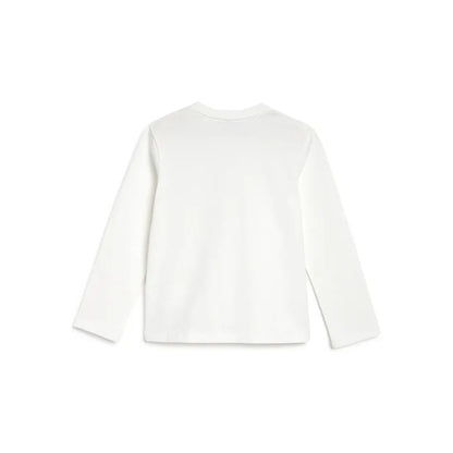 Girls White Embellished T-shirt