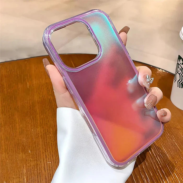 Iridescent phone case.