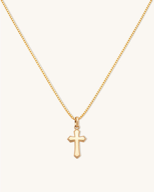 Gold Cross Necklace