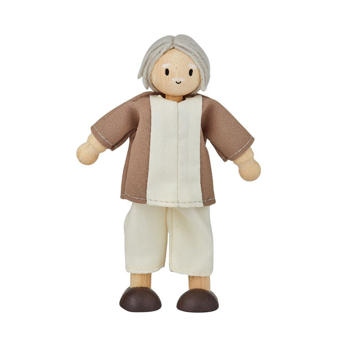 Grandfather Dollhouse Figure - Fair Skin Tone - Babies in Bloom