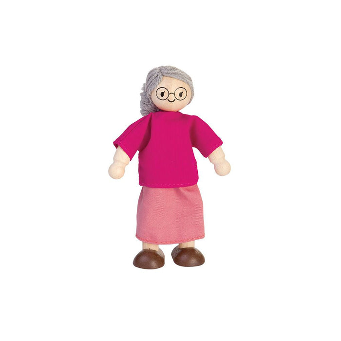 Grandmother Dollhouse Figure - Light Skin Tone - Babies in Bloom