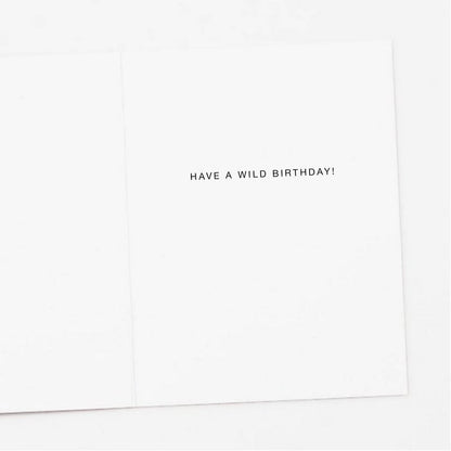 Green Jungle, Birthday Greeting Card