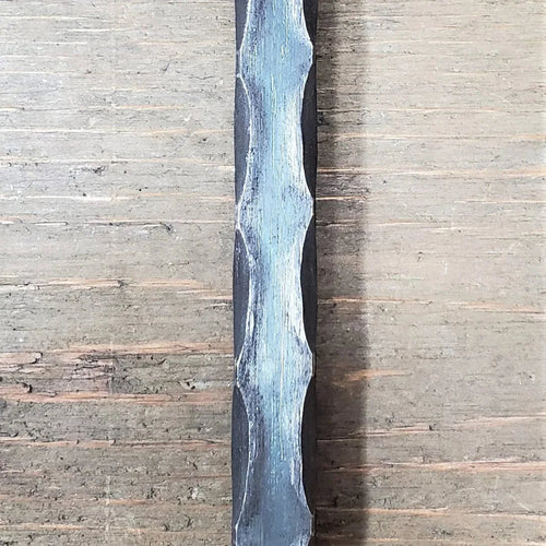 Hammered Square Iron Handrail Pickets - Old West Iron