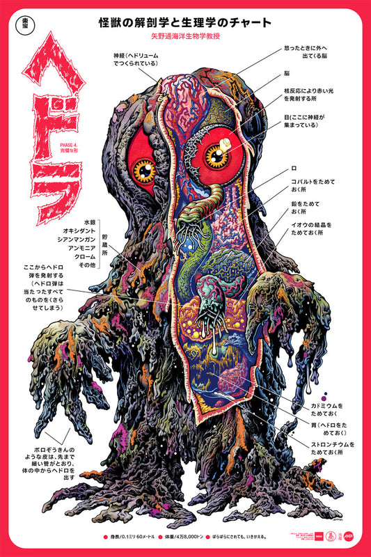 Hedorah Anatomy Poster