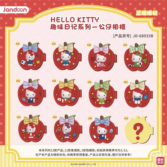 Hello Kitty Apple Diary Series Figure Photo Frame Blind Box - Preorder