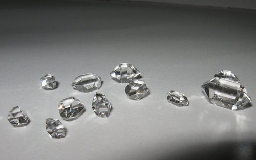 Herkimer Diamond Lot 7 AA Grade 2.8 grams | Of Coins & Crystals