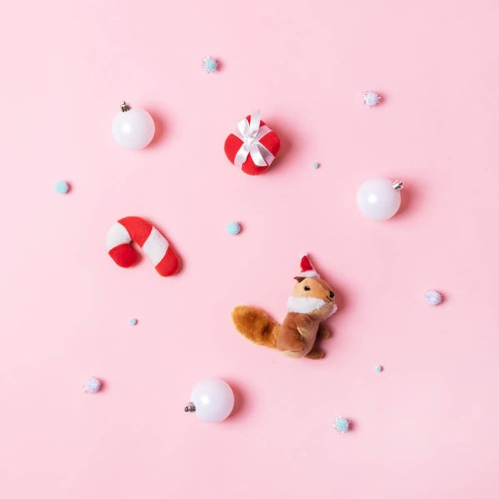 ZippyPaws dog toys Holiday Miniz Festive Friends Plush Squeaky Christmas Dog Toy Set - 3 Pk