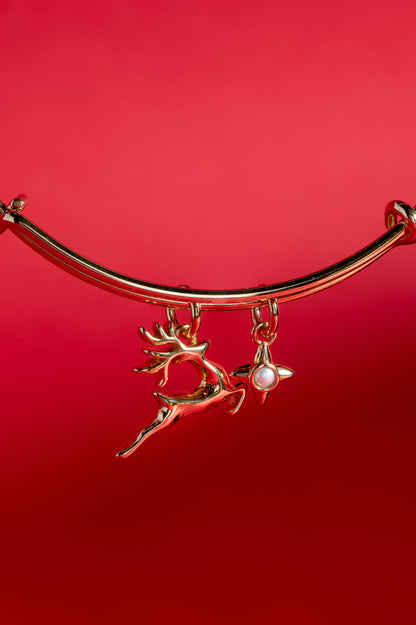 Holiday Reindeer Bangle