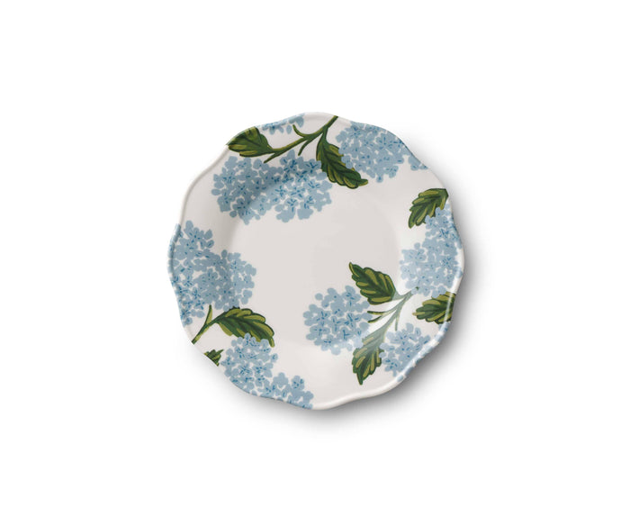 Hydrangea Melamine Dessert Plates.