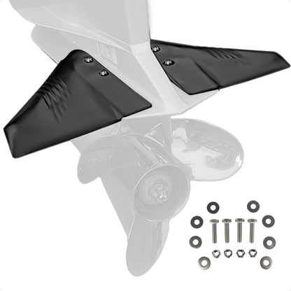 Hydrofoil for Outboard Motors Up to 200HP, Black - FO1882 - Five Oceans