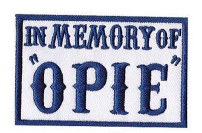 In Memory of Opie Biker Patch