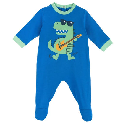 Infants Pack of 2 Printed Cotton Babysuit