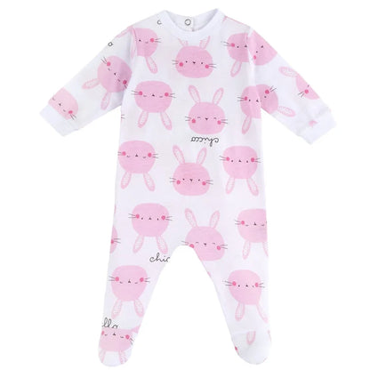 Infants Pack of 2 Printed Cotton Babysuit