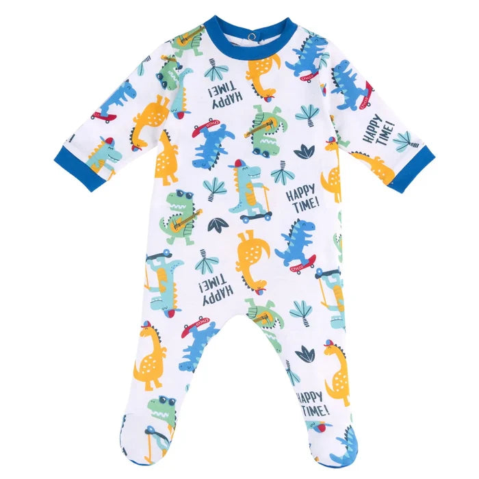 Infants Pack of 2 Printed Cotton Babysuit