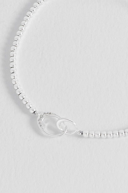 Interlinked CZ Ovals Louise Bracelet