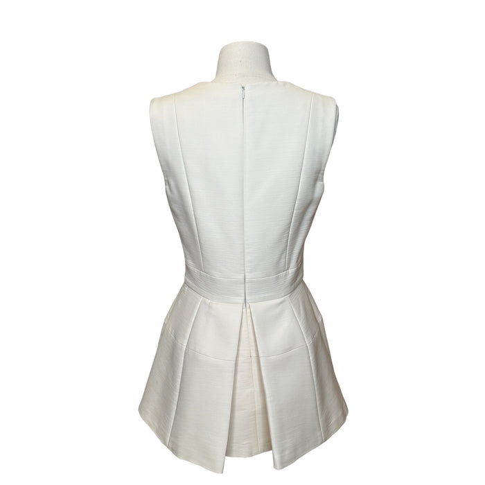 Ivory Peplum Top - M