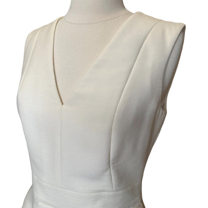 Ivory Peplum Top - M