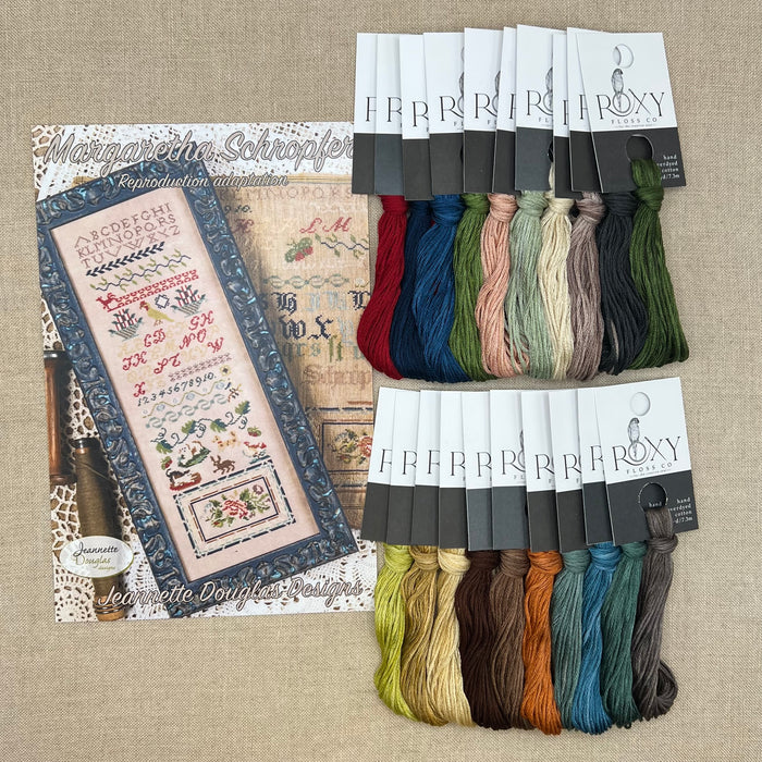 Jeannette Douglas Designs - Margaretha Schropfer - Booklet Chart and/or Roxy Floss Conversion