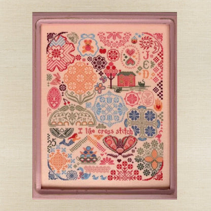 JEDxStitch - I Like Cross Stitch - Booklet Chart IH and/or Roxy Floss Co Floss