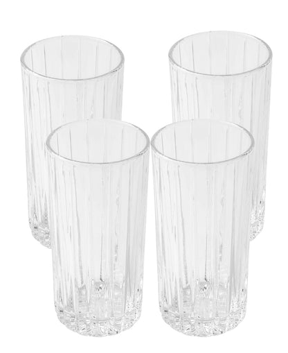 Jenna Clifford 4 Piece Paris Hi Ball Set - Clear