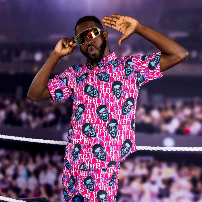 RSVLTS WWE Short Sleeve Shirt Summerslam "YEET JEY"_ KUNUFLEX Short Sleeve Shirt Summerslam "YEET JEY"_ KUNUFLEX Short Sleeve Shirt