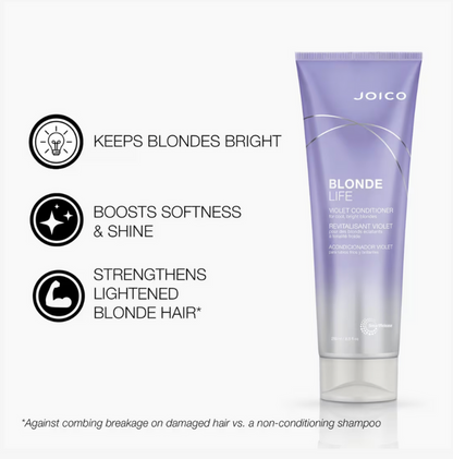 Joico Blonde Life Violet Conditioner for Cool, Bright Blondes