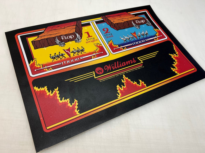Joust Upright CPO - Control Panel Overlay
