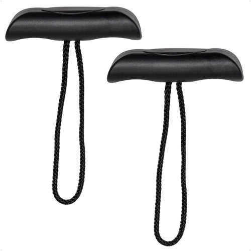 Kayak Handles with Cord, Black, 2-Pack - FO4860 - Five Oceans
