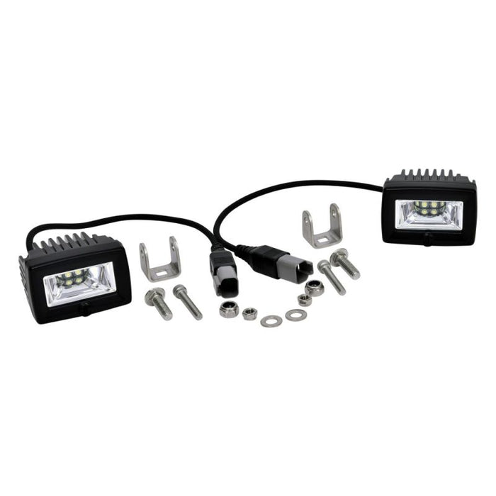 KC HiLites - 2" C-Series C2 LED - 2-Light System - Backup - 20W Flood Beam