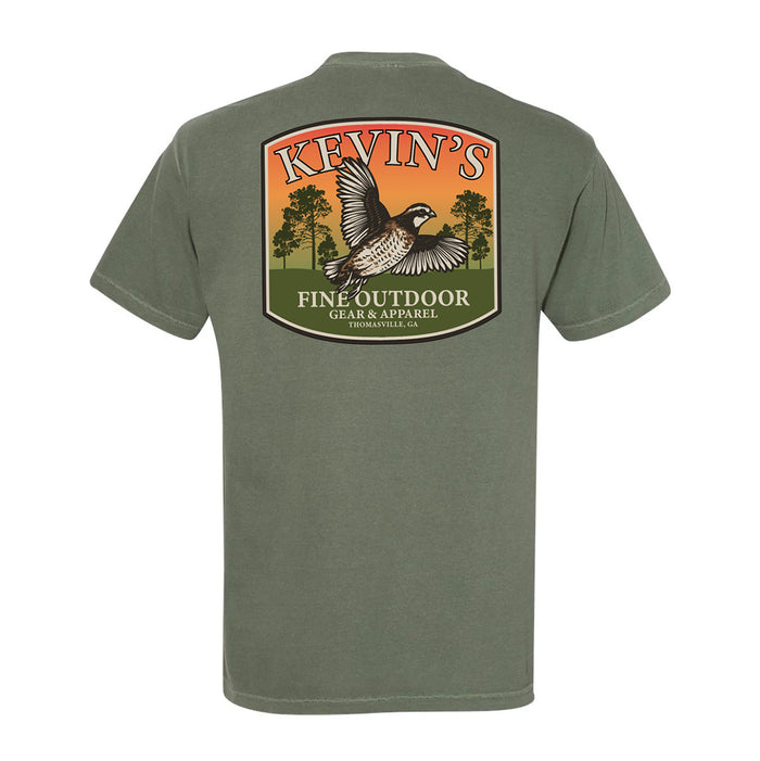 Kevin's Quail Sunset Short Sleeve T-Shirt-Men's Clothing-Kevin's Fine Outdoor Gear & Apparel